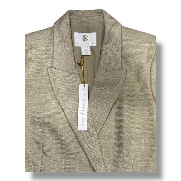 House of Harlow 1960 Women's Classic Blazer in Sage L - Picture 2 of 5